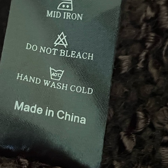 Pretty Angel Brown Long Ruffle Lace Cardigan Large - Picture 12 of 12